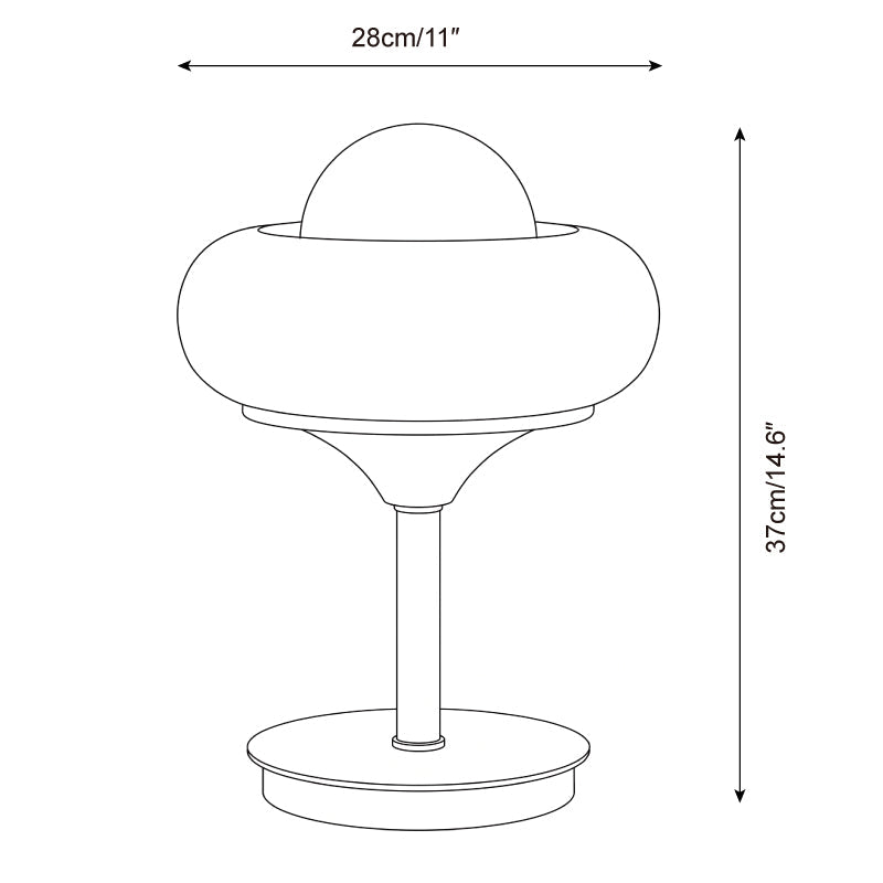 Retrovia Alabaster Curated Alabaster Table Lamp