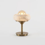 Retrovia Alabaster Curated Alabaster Table Lamp – Dia 28cm x H 37cm  ∅ 11 x H 14.6 finish configuration