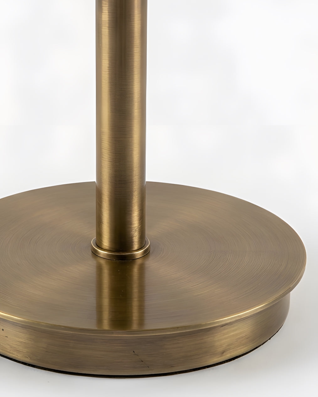 Retrovia Alabaster Curated Alabaster Table Lamp – side angled contour profile