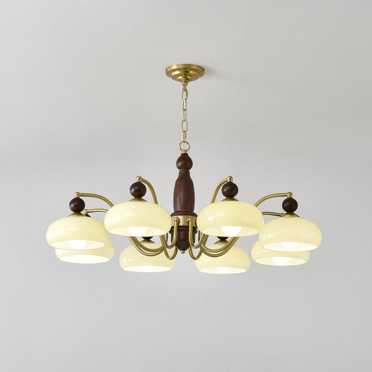 Revival Crown Chandelier – Ambient Illumination in Luxury Interior Setting View 11