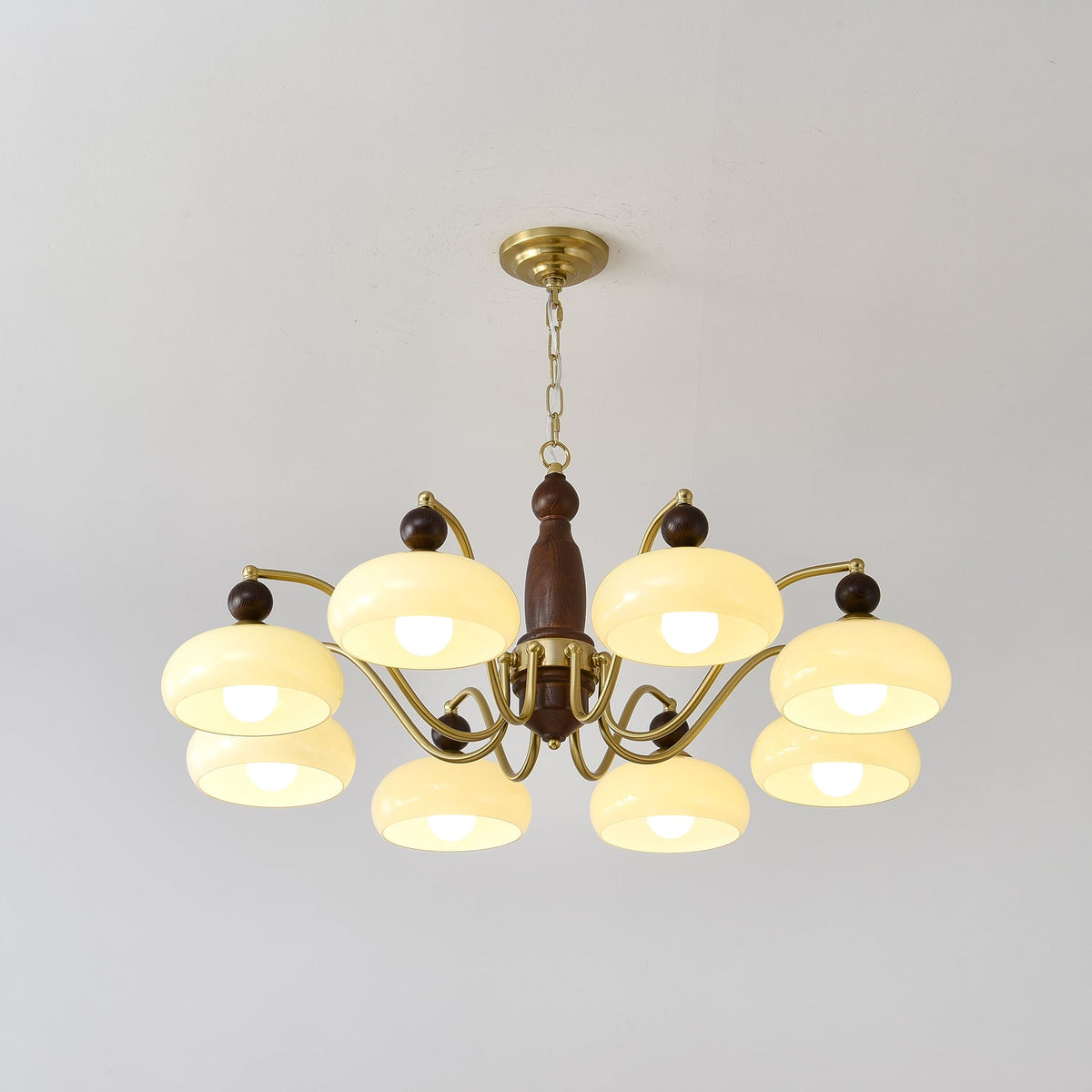 Revival Crown Chandelier – Ambient Illumination in Luxury Interior Setting View 13