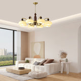 Revival Crown Chandelier – Ambient Illumination in Luxury Interior Setting View 3