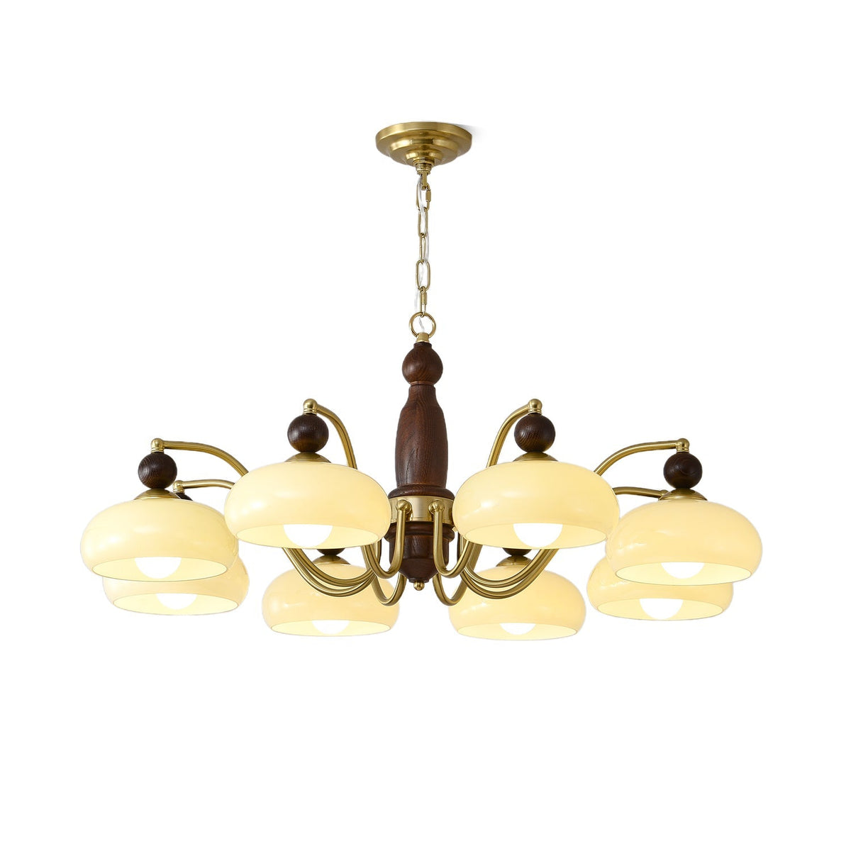 Revival Crown Chandelier – Ambient Illumination in Luxury Interior Setting View 8