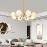 Mouth-Blown Frosted Glass craftsmanship detail on Ribbed Glass Ball Curated Mouth-Blown Frosted Gl