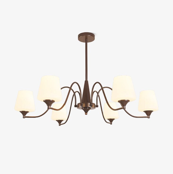 Modern Ridge Chandelier – Handcrafted Architectural Luxury Lighting Fixture