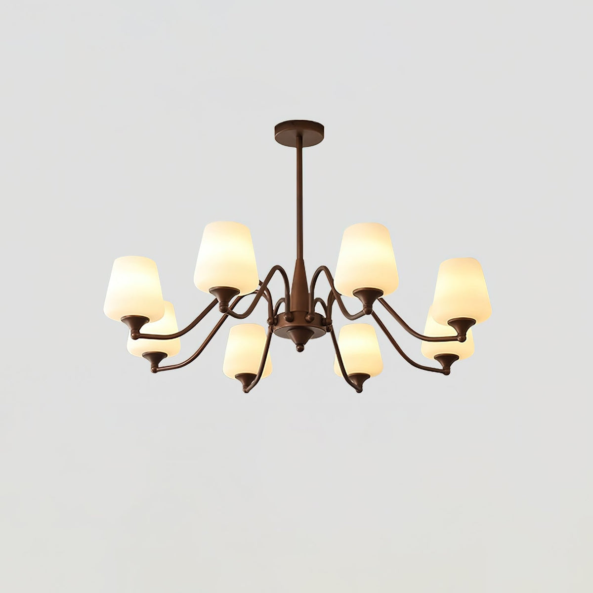 Modern Ridge Chandelier – Ambient Illumination in Luxury Interior Setting View 17