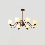Modern Ridge Chandelier – Ambient Illumination in Luxury Interior Setting View 17