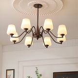 Modern Ridge Chandelier – Handcrafted Material Texture and Detail View
