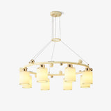 Ring Glass Cup Curated Mouth-Blown Frosted Glass – Mouth-Blown Frosted Glass Chandelier
