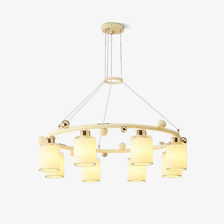 Ring Glass Cup Chandelier