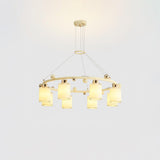 Ring Glass Cup Curated Mouth-Blown Frosted Glass – architectural ceiling profile #1