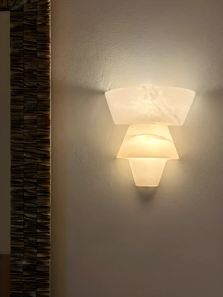 Spanish Alabaster Wall Lamp View 3 | Rinkle Wall Lamp | Spanish Alabaster | JINSHE | JINSHE