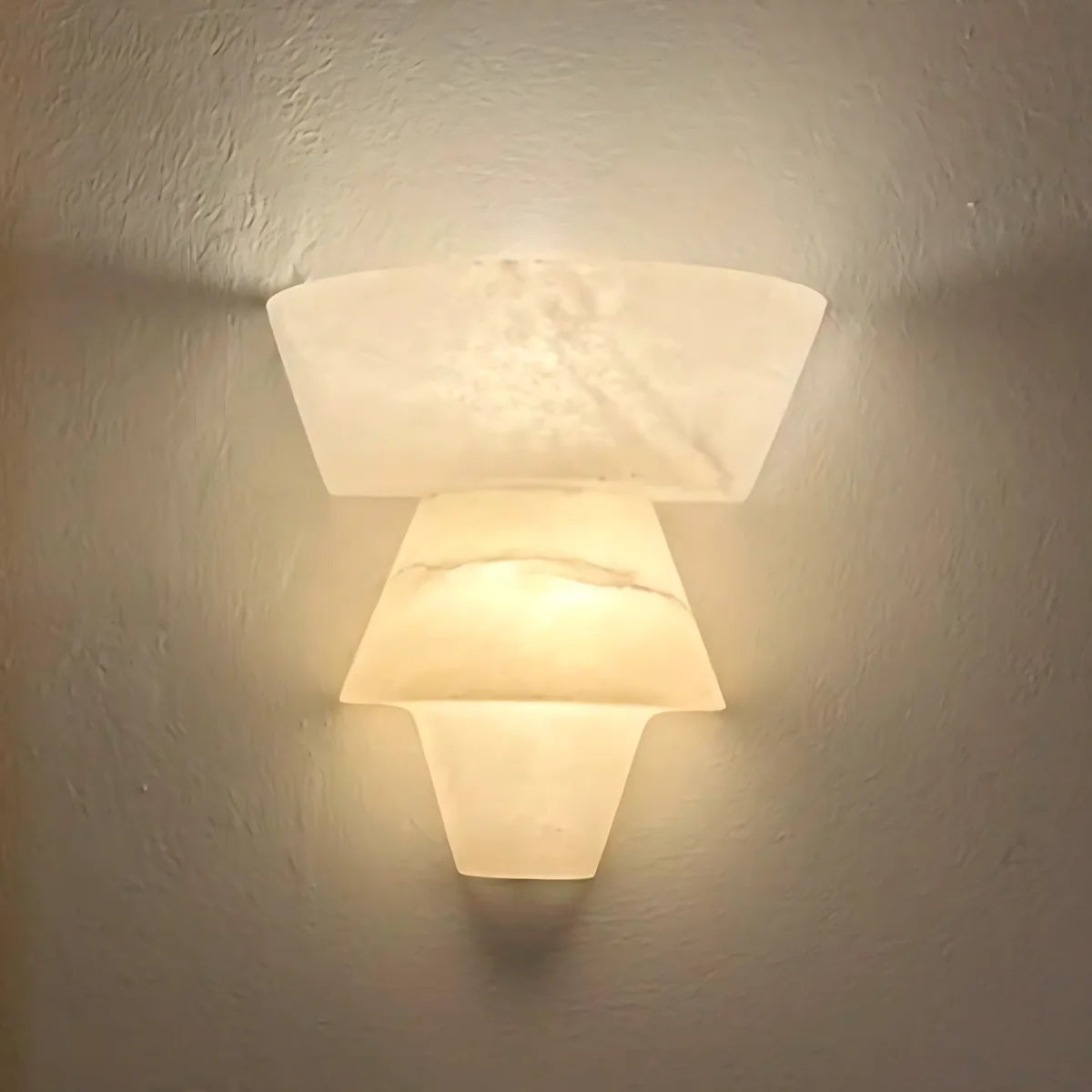 Spanish Alabaster Wall Lamp View 2 | Rinkle Wall Lamp | Spanish Alabaster | JINSHE | JINSHE