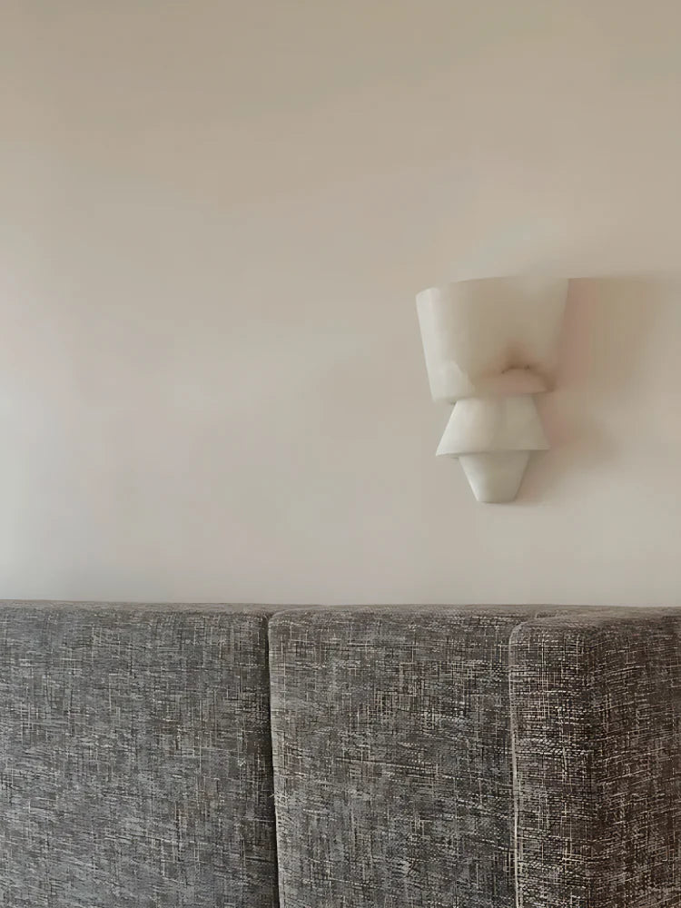 Spanish Alabaster Wall Lamp View 6 | Rinkle Wall Lamp | Spanish Alabaster | JINSHE | JINSHE