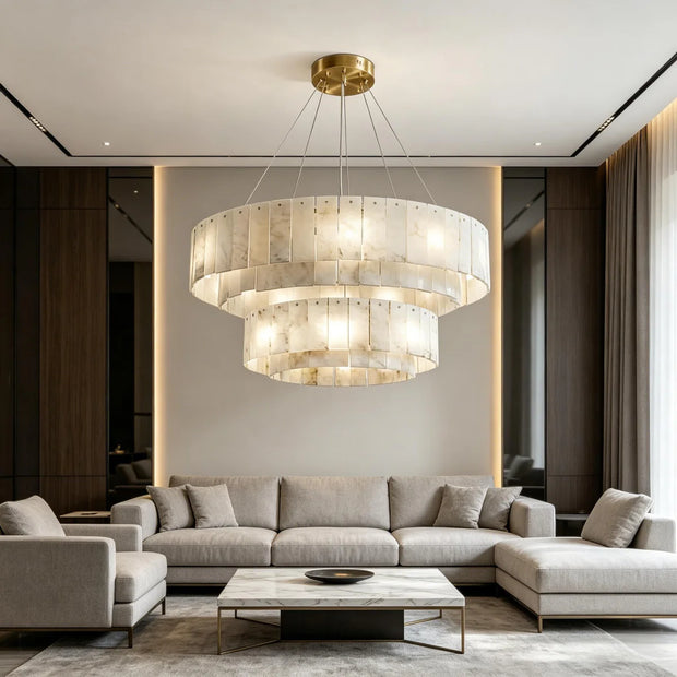 Rock Chandelier | Spanish Alabaster | JINSHE