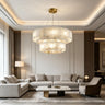 Rock Alabaster Curated Alabaster Chandelier