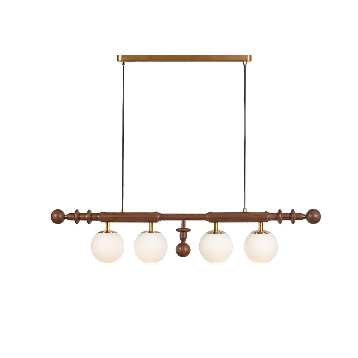 Roman Column Curated Mouth-Blown Frosted Glass C – illuminated warm ambiance setting #1