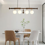 Roman Column Curated Mouth-Blown Frosted Glass C – illuminated warm ambiance setting