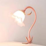 Rosalie Curated Optical Acrylic Table Lamp – spatial dining room perspective