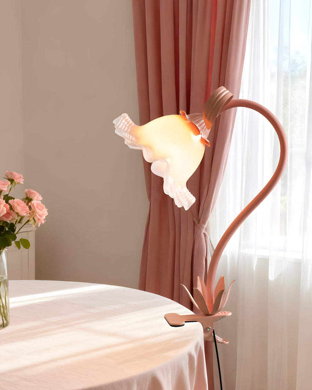 Rosalie Curated Optical Acrylic Table Lamp