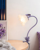 Rosalie Curated Optical Acrylic Table Lamp – macro detail view