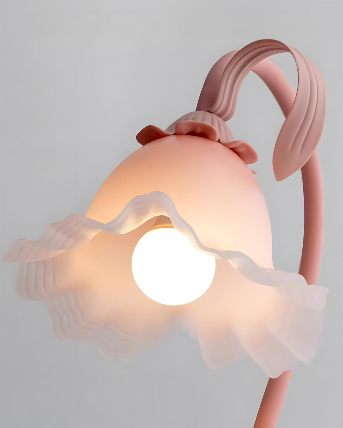 Rosalie Curated Optical Acrylic Table Lamp – handcrafted surface texture