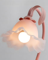 Rosalie Curated Optical Acrylic Table Lamp – handcrafted surface texture