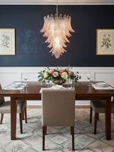 Rosalind Glass Chandelier – Ambient Illumination in Luxury Interior Setting View 4