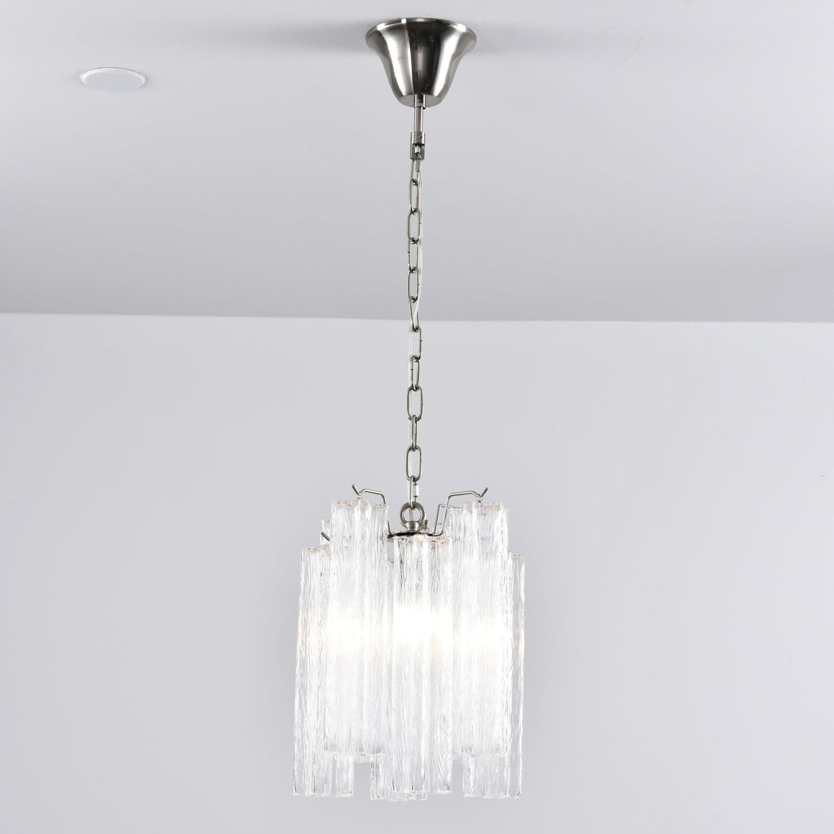 Rosatina Glass Curated Mouth-Blown Frosted Glass – architectural ceiling profile #1