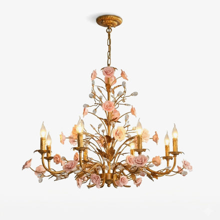 Modern Rose Chandelier