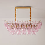 Rose Prism Glass Curated Mouth-Blown Frosted Gla – L 47.2 x H 15.7 x H 12.6 finish configuration