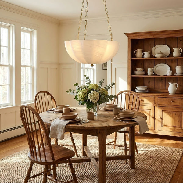 Rosehill Curated Mouth-Blown Frosted Glass Chand