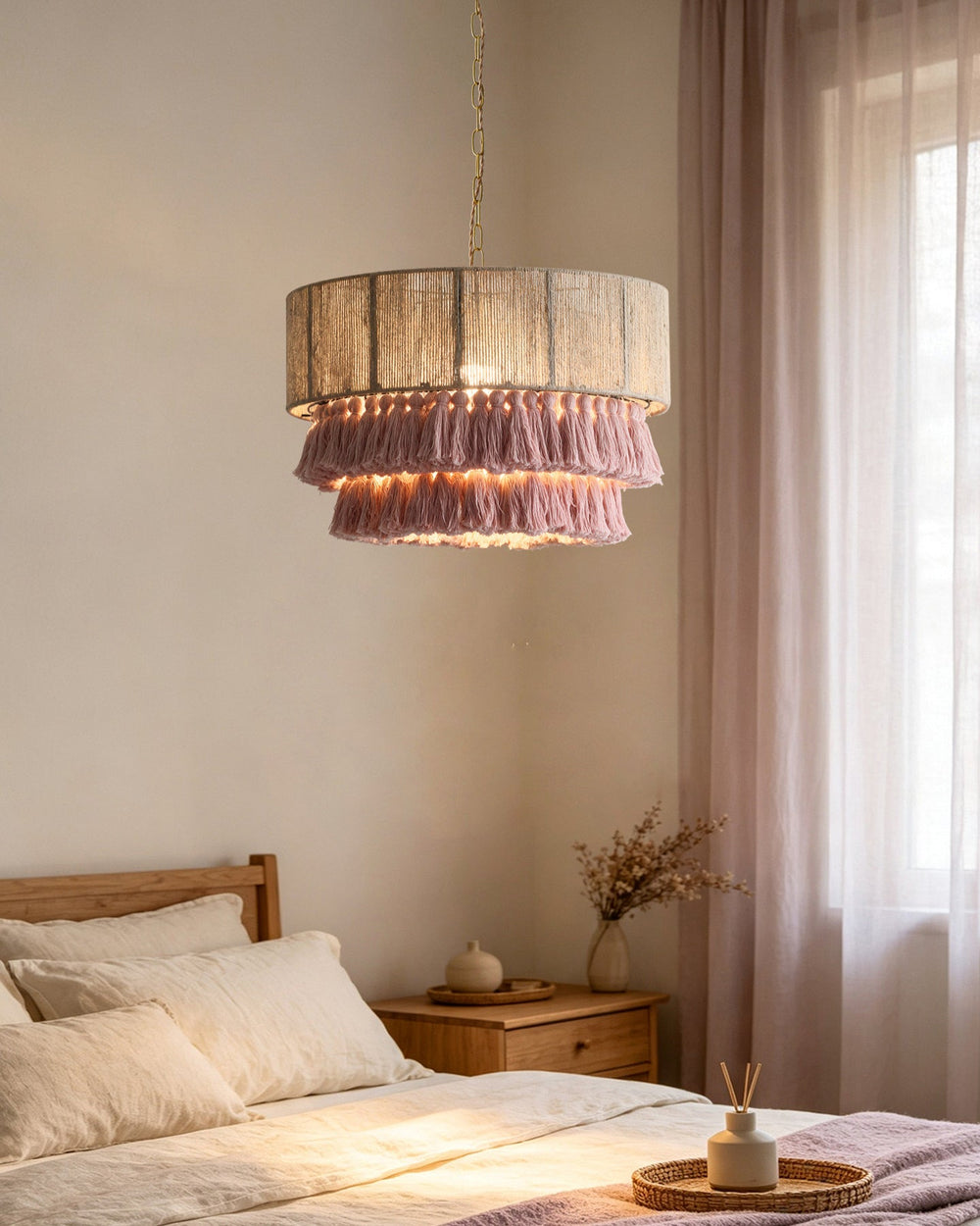 Roselle Curated Solid Brass Pendant Light