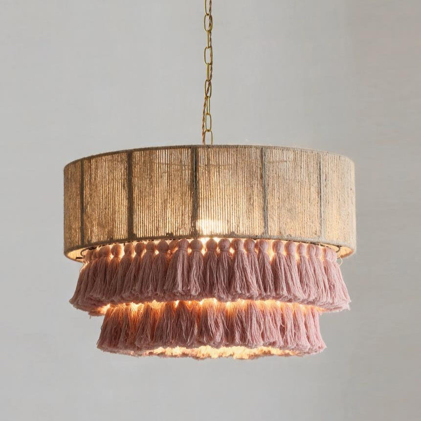 Roselle Curated Solid Brass Pendant Light – side angled contour profile