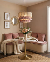 Roselle Curated Solid Brass Pendant Light – architectural ceiling profile