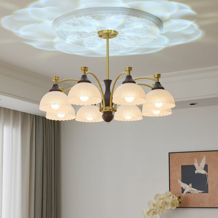Modern Rosetta Chandelier