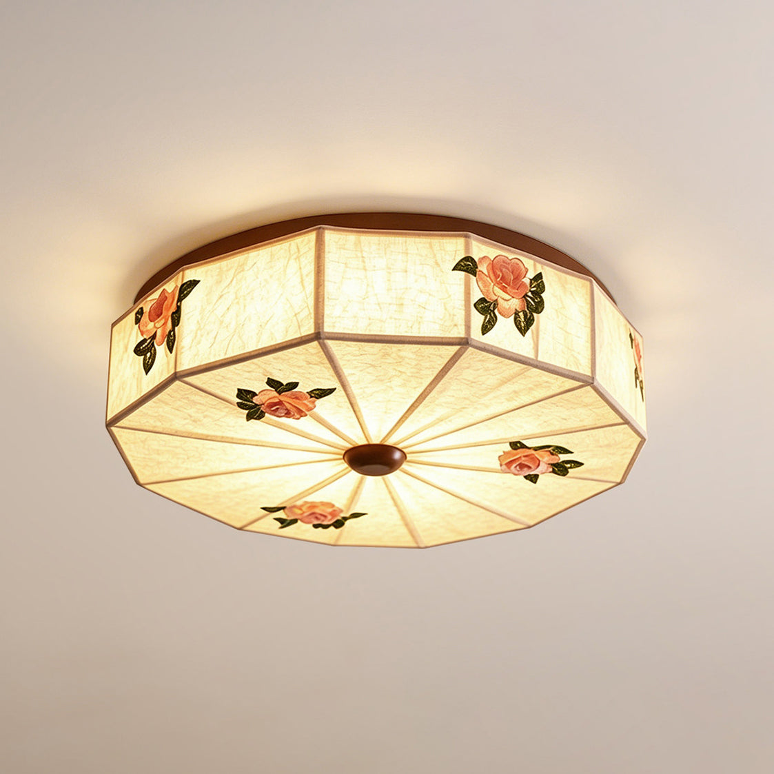 Rosienne Curated Iron & Glass Flush Mount Ceilin – Dia 50cm x H 16cm  ∅ 19.7 x H 6.3 finish configuration