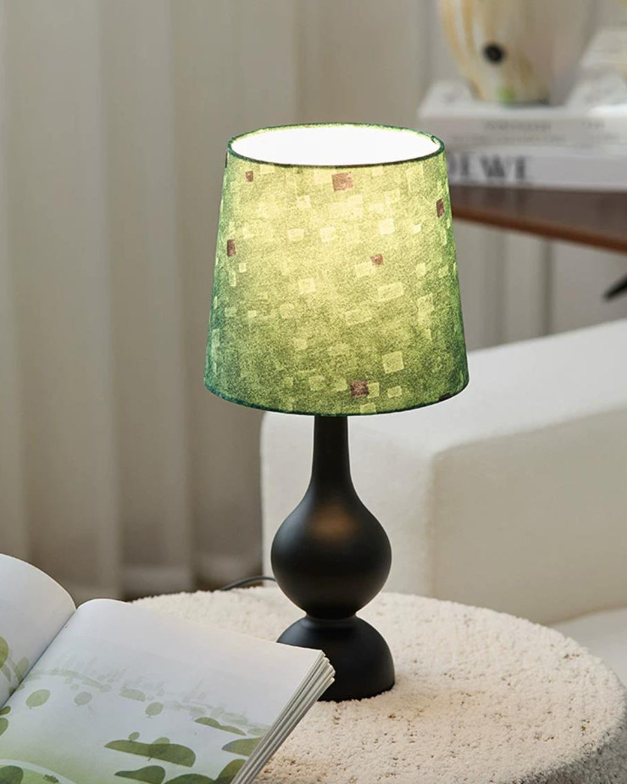 Rosmira Curated Solid Brass Table Lamp – handcrafted surface texture