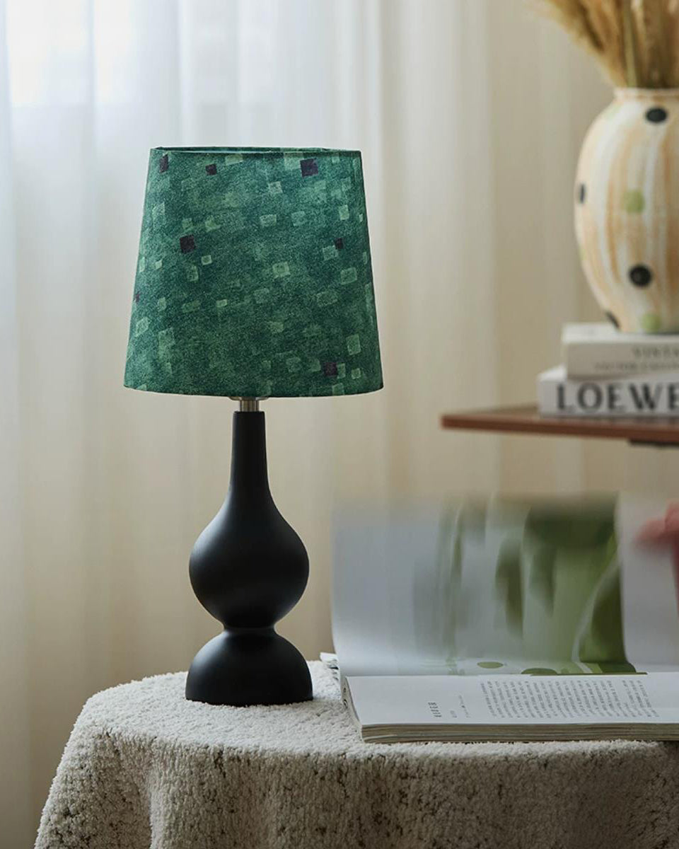 Rosmira Curated Solid Brass Table Lamp – structural canopy joint detail