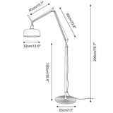 Rosso Floor Curated Iron & Glass Floor Lamp – macro detail view