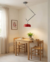 Iron & Glass craftsmanship detail on Rosso Curated Iron & Glass Pendant Light