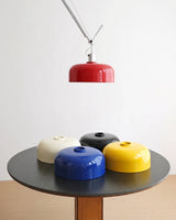 Rosso Curated Iron & Glass Pendant Light – handcrafted surface texture
