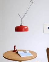 Rosso Curated Iron & Glass Pendant Light – full fixture elevation view