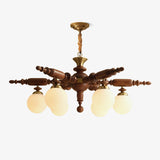 Rotating Stick Curated Mouth-Blown Frosted Glass – Mouth-Blown Frosted Glass Chandelier