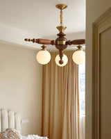 Rotating Stick Curated Mouth-Blown Frosted Glass – illuminated warm ambiance setting