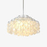 Round Shell Curated Iron & Glass Chandelier