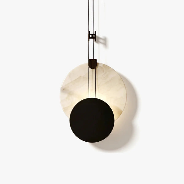 Round Alabaster Pendant Light