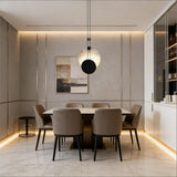 Spanish Alabaster Pendant Light View 5 | Round Pendant Light | Spanish Alabaster | JINSHE | JINSHE