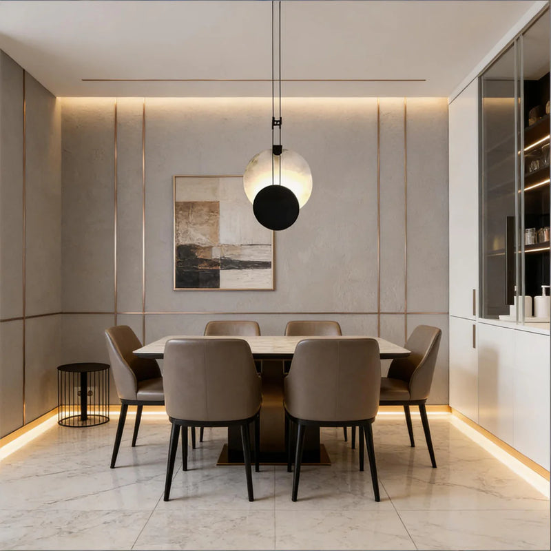Spanish Alabaster Pendant Light View 5 | Round Pendant Light | Spanish Alabaster | JINSHE | JINSHE