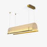 Round Arched Curated Optical Acrylic Chandelier
